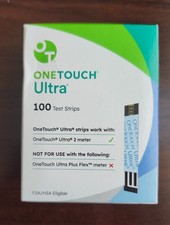 100 OneTouch ULTRA TEST STRIPS exp 12/31/2026 New Sealed. FREE SHIPPING