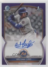 2023 Bowman Chrome Prospect Purple Refractor /250 William Lugo #CPA-WL Auto 0y2q