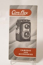 F66826 CIRO-FLEX Twin Lens Reflex Camera Folding Brochure c.1950