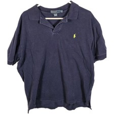 Polo Ralph Lauren Men  s XL Dark Blue Short Sleeve Shirt