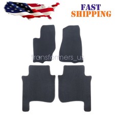 Fits 2006 2007 2008-2010 Jeep Commander Front Rear Floor Mats Carpet Black New