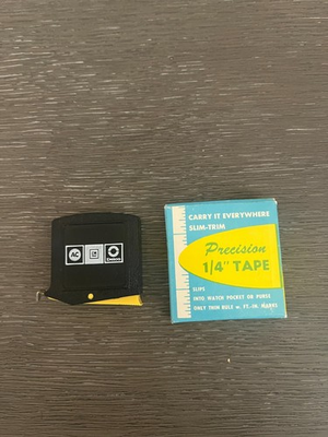 #ad Vintage AC GM Delco General Motors Advertising Tape Measure In Box $19.95