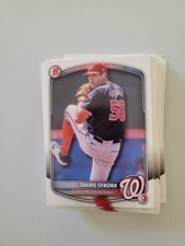 Travis Sykora 2025 Bowman Draft Baseball Card Nationals 20 Count Lot