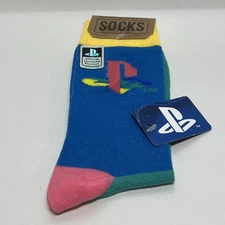 PLAYSTATION CREW SOCKS Size 6-12 Retro Official Licensed Product Bioworld