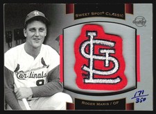 2003 Upper Deck Sweet Spot Classic Patch Cards 171/350 Roger Maris #P-RM2 TM2