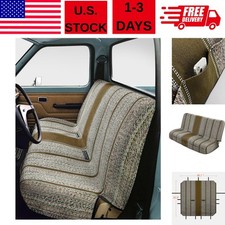 Saddle Blanket Truck Bench Seat Cover Fits Chevrolet Dodge Ford Trucks Beige Saddle Blanket Truck Bench Seat Cover Fits Chevrolet Dodge Ford Trucks Beige