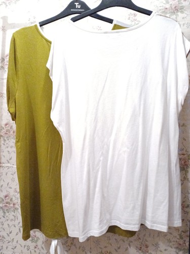 Size 20 Measurements 2 Ladies Lovely Summer Tops Artichoke Peacock Pattern - Picture 6 of 16