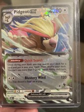 Pokemon Card Pidgeot EX 164/197 Ultra Rare Obsidian Flames NM
