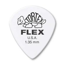 Tortex Flex Jazz III Guitar Picks Black 1.35mm Superior Control and Precision