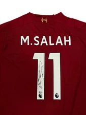 Standart Chartered Jersey Signed Autographed Mohamed Salah BAS COA
