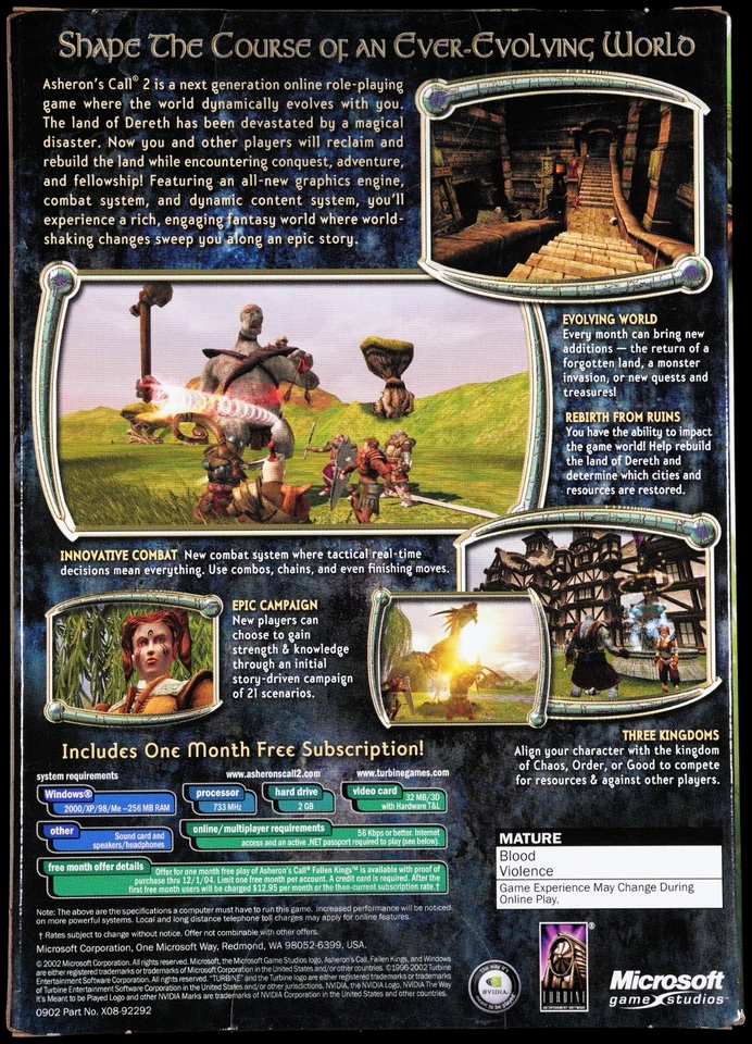 Asheron's Call 2: Fallen Kings, WATA 9.6 A++ / ~VGA 95 GOLD - Image 4 of 4