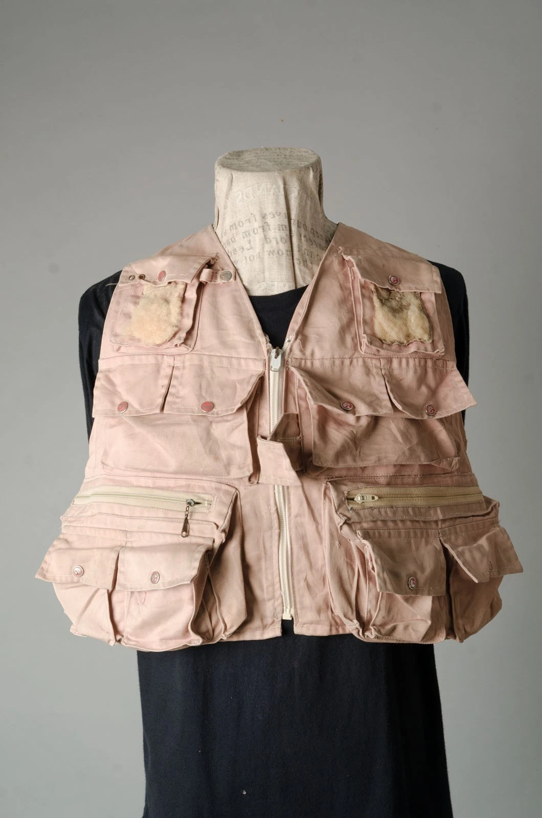 VTG 70S Ideal Fly Fishing Vest Jacket ROBIN Zipper