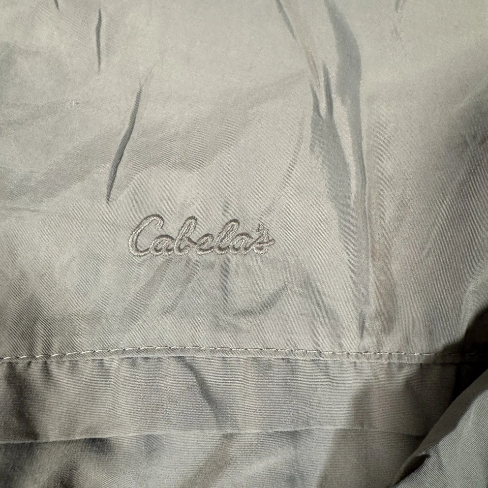 Cabela’s Fleece Lined Bomber Jacket Green Men’s Large - Image 4 of 4