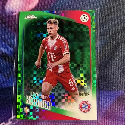 2025-26 Topps Chrome UEFA  CC Joshua Kimmich Green X-fractor  84/99 Bayern Mun💫