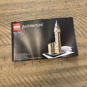 LEGO ARCHITECTURE: Big Ben (21013) complete with instructions