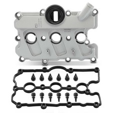 A-Premium Upgraded Aluminum Left Engine Valve Cover Compatible with Audi A4 Quat