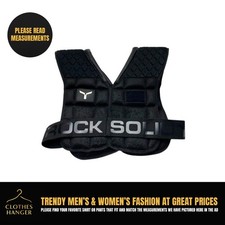 Rock Solid Soft Shell Pads Flag Football Vest Black Youth Small