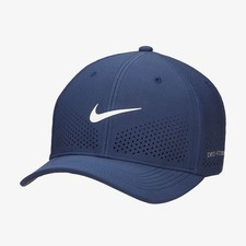 NEW Nike Dri-FIT ADV Rise Structured Swoosh Flex Training Cap Hat - Navy, M/L