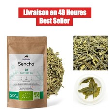 Chabiothé Thé Vert Sencha Bio 200g ou 1kg Feuilles en vrac