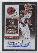 2015 Panini Contenders Rookie Playoff Ticket 49/199 Derron Smith (Base) Auto 0a2