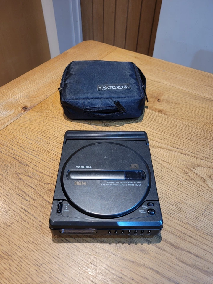 Toshiba Xr-9421 Vintage Retro Personal Compact Disc Player Discman