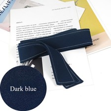 Men Women Belt Waistband Ribbon Tape Casual Retro Formal Unisex Tie Wrap Blue