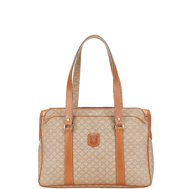Celine Macadam Tote Bag Beige Brown PVC Leather Women’s 12.2 x 8.3 x 3.5 in Use