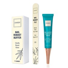 Cuticle Cream Bundle, Double Sided Nail File 120/180 Grit, Nail Cuticle Oil -...