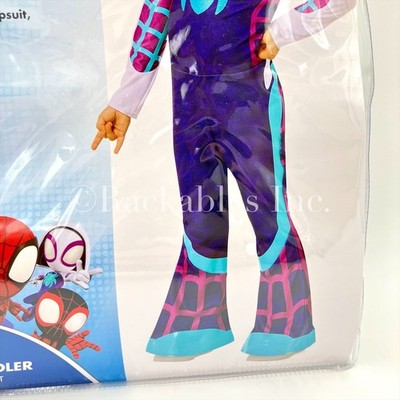 Marvel Jongens Spidey en zijn geweldige vrienden Hoodie Aankleedpak met capuchon en rits Miles Morales Ghost Spider of Spidey, 2-3 jaar