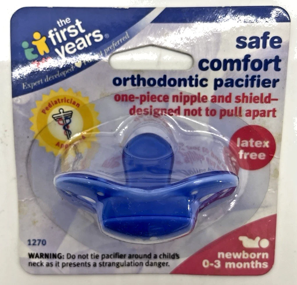 The First Years Pacifier Newborn-3 Mos. Silicone Orthodontic Latex-free VTG 2003
Opens in a new wind