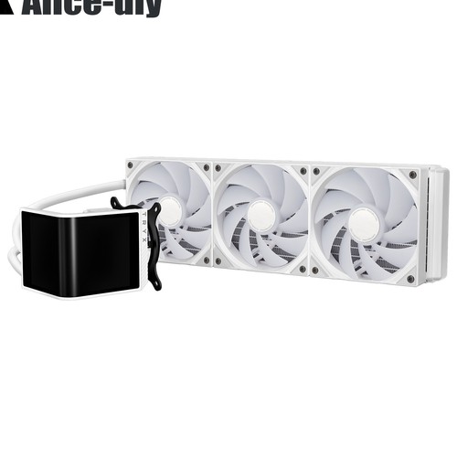 TRYX PANORAMA SE ARGB 360 WHITE Liquid Cooler 6.67-lnch AMOLED Screen - Afbeelding 5 van 9