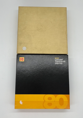 Vintage Kodak Carousel Transvue 80 Slide Tray With Original Box