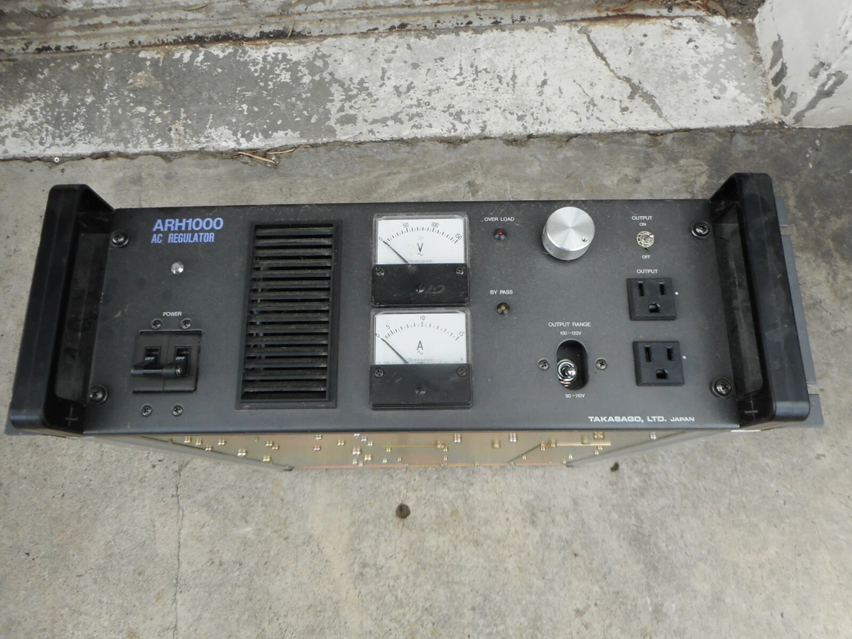 TAKASAGO AC REGULATOR LABORATORY POWER SUPPLY ARH