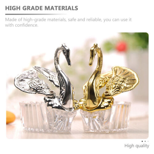  24 Pcs Acrylic Wedding Candy Box Baby Treasure Chest Swan Dish - Picture 1 of 16