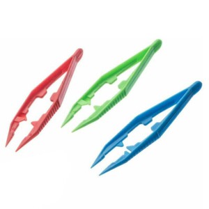 Set Of 3 Plastic Tweezers Forceps General Purpose Jewelry Coin Tweezer 4 Long Ebay