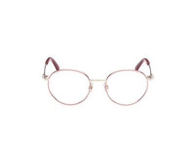 Swarovski SK5417 072 Hot Pink Rose Gold Metal Round Eyeglasses Frame 52-19-140