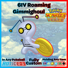 Roaming Gimmighoul 6IV Pokemon Scarlet & Violet 🚀 Fast 🚀