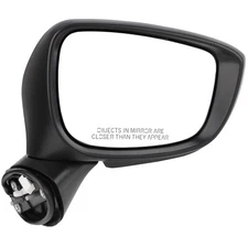 View Mirror Power Signal Heated Black For 2015-2016 Mazda CX-5 RH Right Side