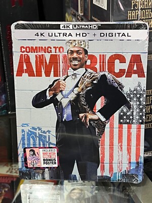 Coming To America (4K ULTRA HD / BLU-RAY) LIMITED EDITION STEELBOOK! BRAND NEW!