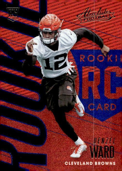 2018 Panini Absolute #126 Denzel Ward Spectrum Blue