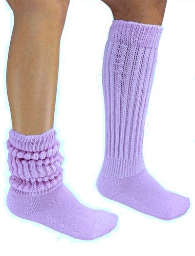 Scrunchie to knee Slouch Socks Pic Color Hooters UNIFORM Warm Ski Run walk gym - Picture 14 of 27