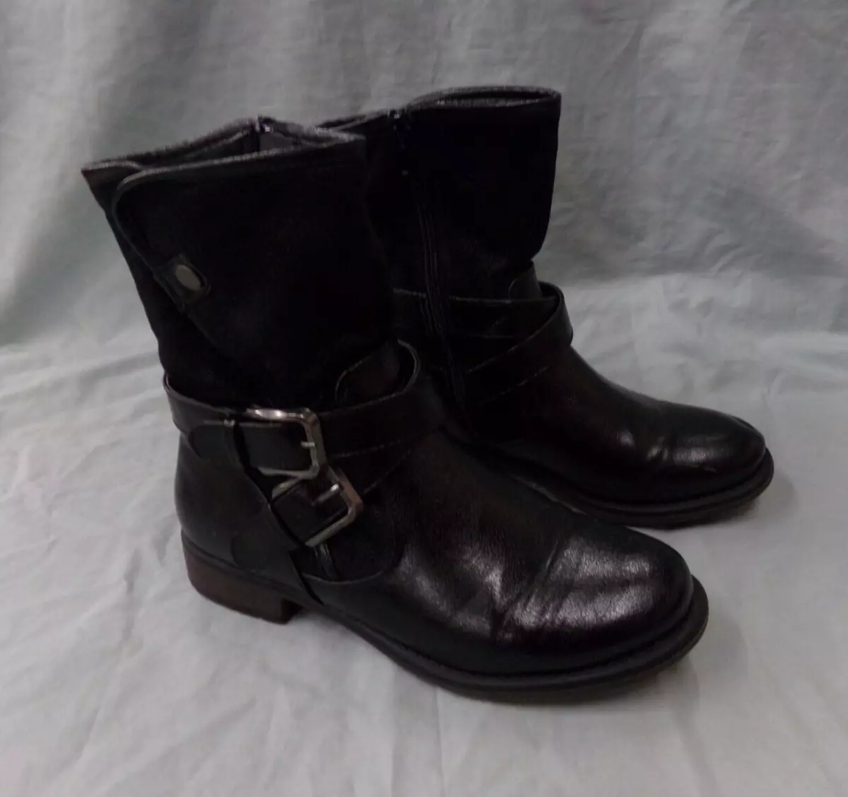 Stormy Mountain Juneau Womens Size 6 1 2 Black Ankle Boots in Box