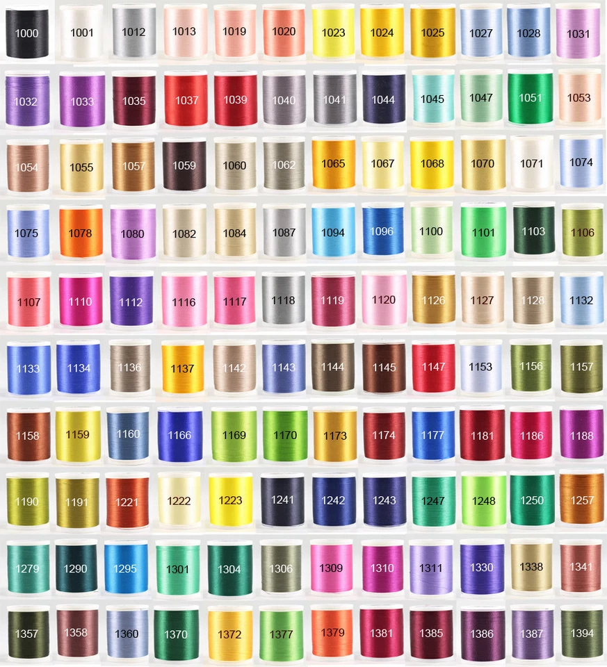 Madeira Rayon No.40 (1000m) frei wählbar zwischen 120 Farben