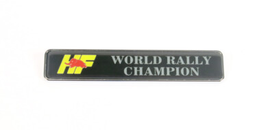 Lancia HF World Rally Champion Enamel Emblem 155x30 mm | eBay