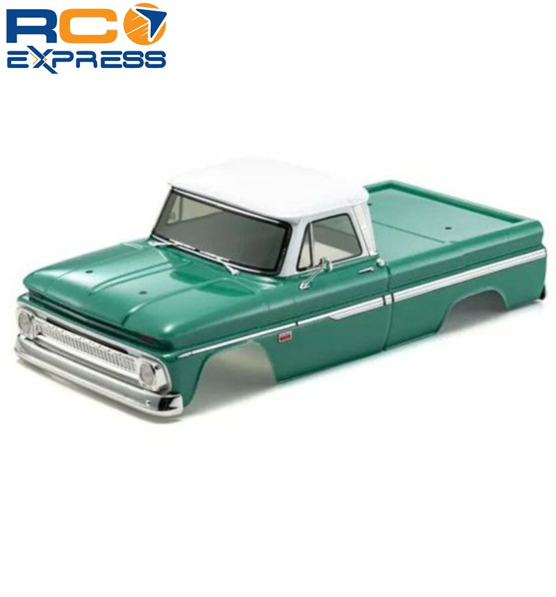 タミヤCC-02 1966 Chevrolet C10 Pickup Truck Kyosho 1966 Chevy C10 Fleetside Pickup Light Green Decoratio