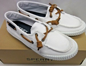 sperry sayel away washed white