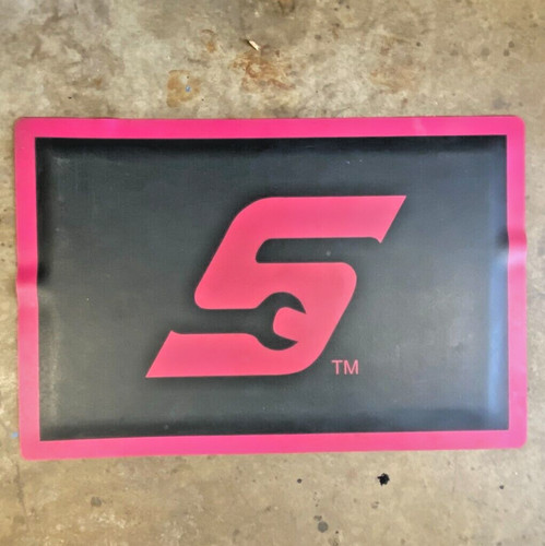 Snap-On Floor Mat Anti-Fatigue Cushioned Garage Shop Large 54” x 36” Magenta