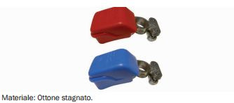 MORS01+MORS02 Coppia morsetti batteria Easy Click per auto,trattori e autocarri