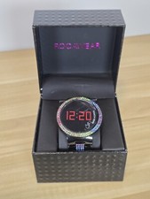 Rocawear Rainbow Watch Digital Display. New In Box. May Require New Battery. 