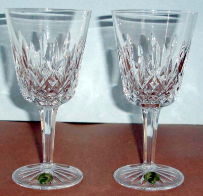 Waterford Lismore Goblets Set of 2 Wine Water 8 oz. #6003180200 New